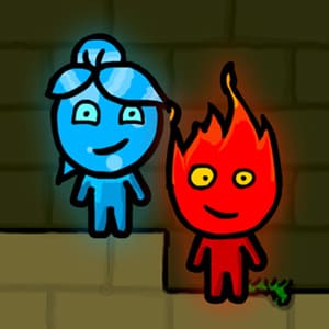 Firegirl And Waterboy In The Forest Temple