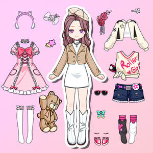Beauty Doll DIY Dress Up