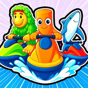 Brainrot Jet Ski Racing