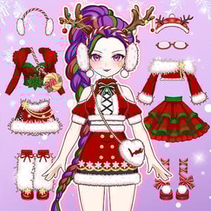 Christmas Fashion Dress Up & Makeup