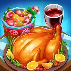 Ellie Happy Thanksgiving Day: Turkey Dinner Party