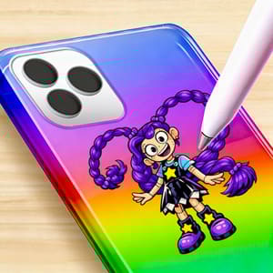 Princess Clear Phone Case DIY